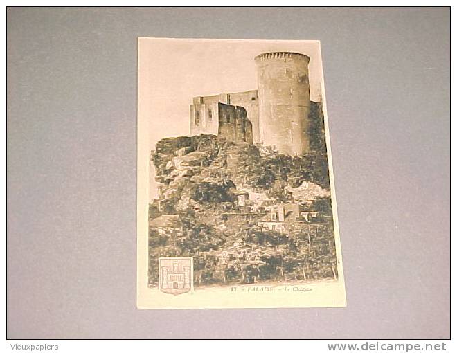 Cpa FALAISE  Le CHATEAU  CALVADOS > Achat Immédiat - Falaise