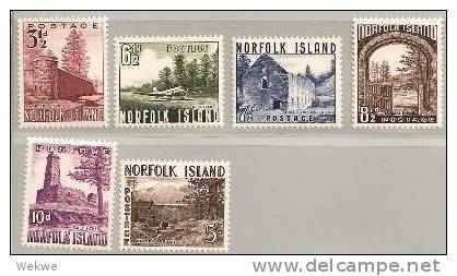 NorI Mi.Nr.15-20/ 1953, Ansichten ** - Norfolkinsel