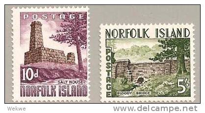 NorI Mi.Nr.42-43/ Freimarken, Ergänzung ** - Norfolkinsel