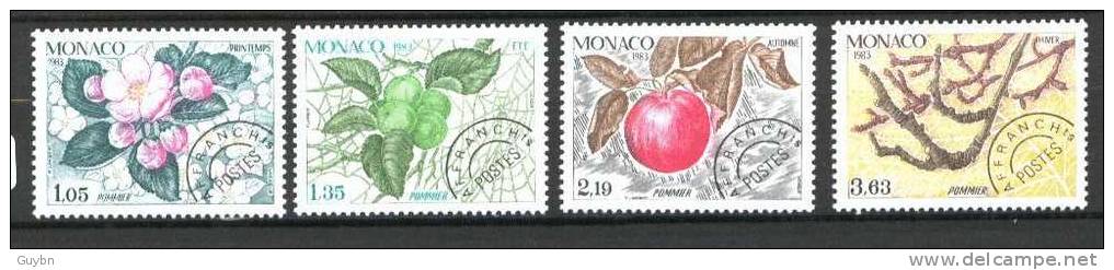 Monaco  Preo 78 / 81  .. ** SC .. Saisons, Pommier   Cote 6.25 - Prematasellado