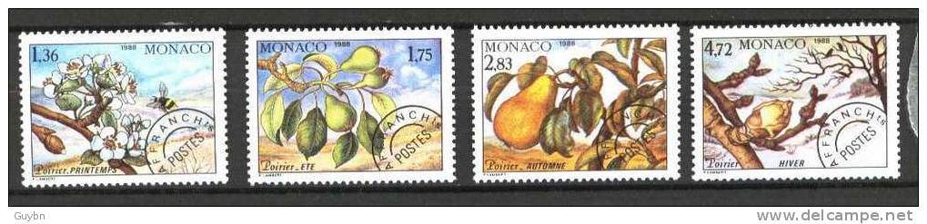 Monaco  Preo 98 / 101  .. ** SC .. Saisons, Poirier   Cote 7.00 - Préoblitérés