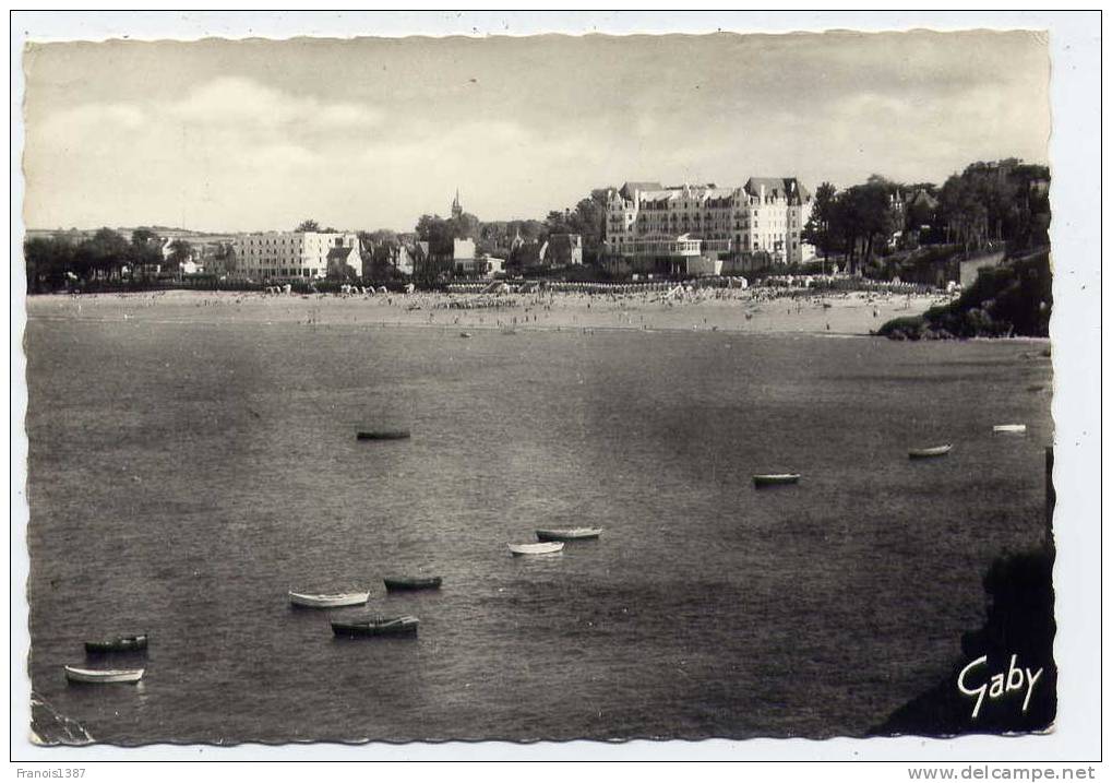 Ref 151 - SAINT-LUNAIRE - Le Port Et La Grande Plage - 1963 - (carte Semi-moderne  Grand Format) - Saint-Lunaire