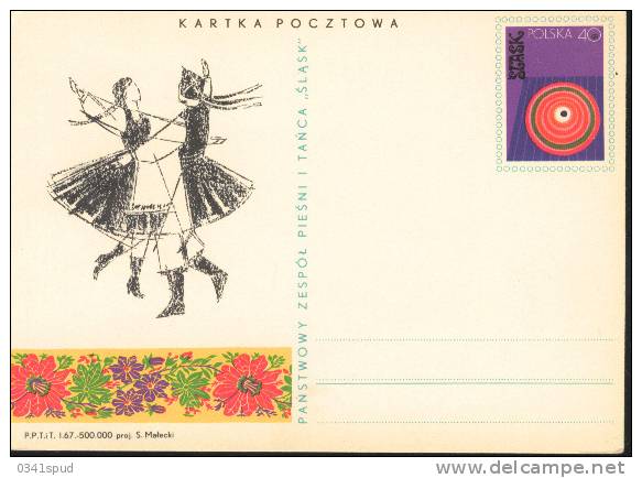 1967 Pologne   Costume Coutume  Danse  Danza  Dance  Folklore - Danse