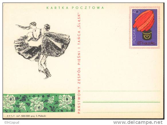 1967 Pologne  Costume Coutume   Danse  Danza  Dance  Folklore - Tanz