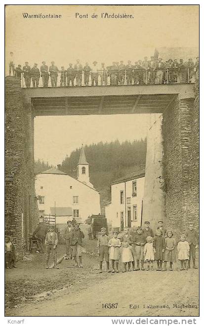 CP De WARMIFONTAINE " Pont De L'ardoisière " . - Neufchâteau