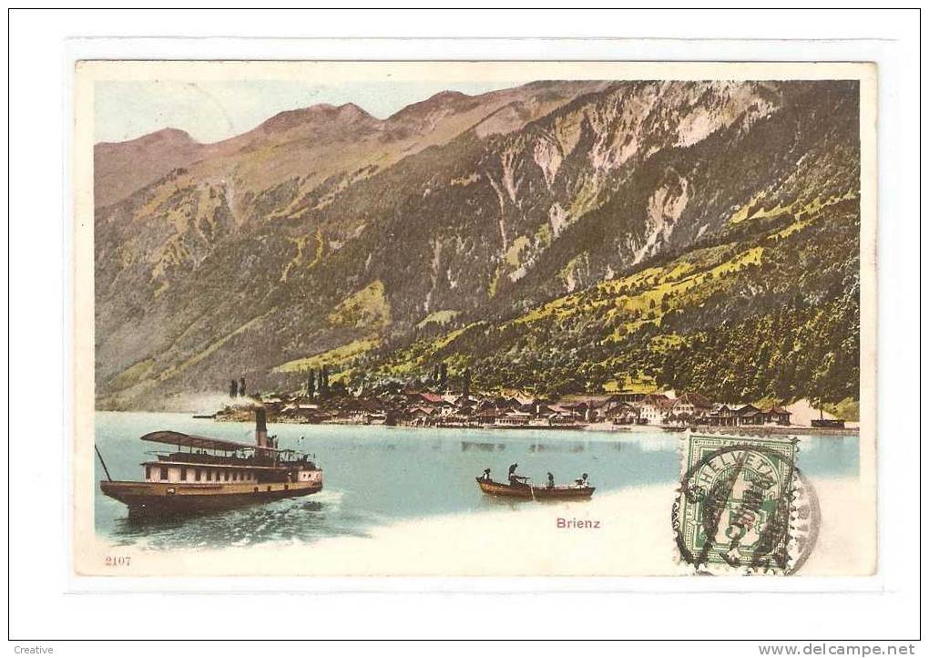 Suisse- Schweiz -Zwitserland Switzerland. 1905 Brienz (2scans) - Brienz