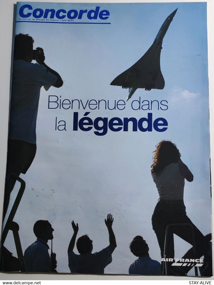 RARE :  POSTER CONCORDE  BIENVENUE DANS LA LEGENDE (2003) - Poster