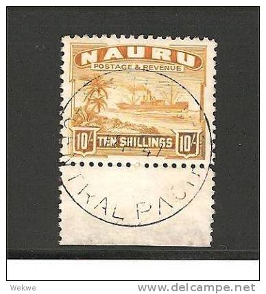 Nau Mi.Nr.28II/  NAURU - 1947 (weisses Papier) Dampfer - Nauru