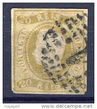 #Portugal 1866. Michel 19. Cancelled (o). - Oblitérés