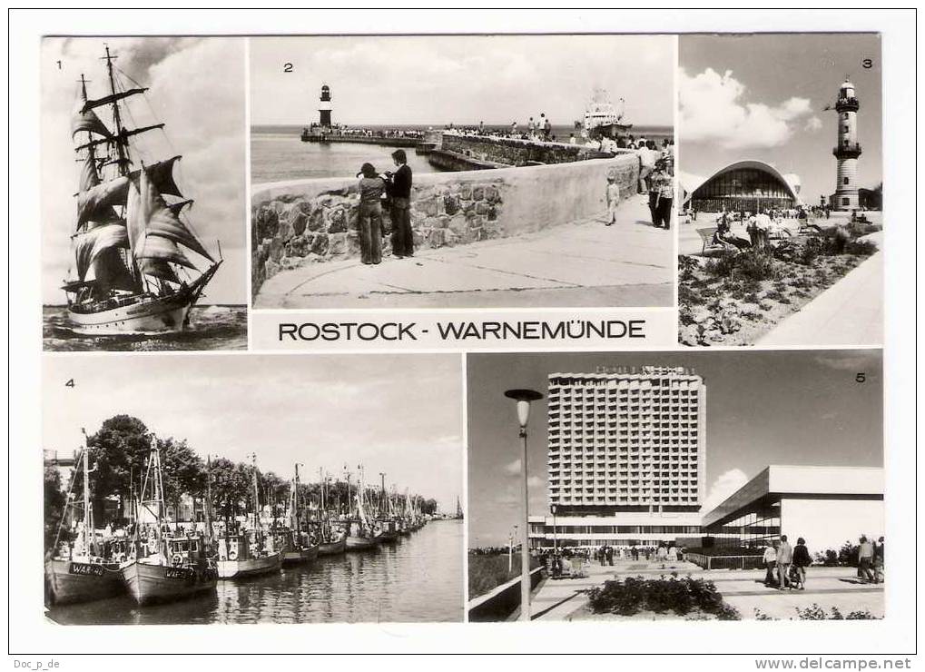 Germany - Rostock - Warnemünde - Hotel Neptun - Leuchtturm - Konsum GS Teepott - Rostock