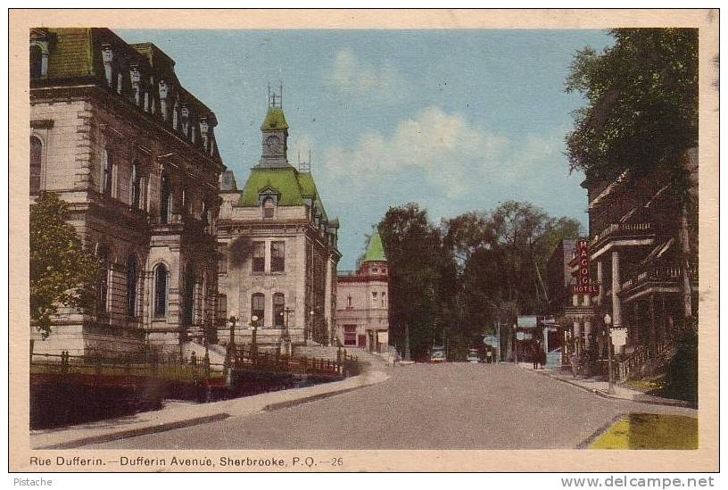 CPA 1940-45 - Sherbrooke Québec - Rue Dufferin Street - Hotel Magog - Non Circulée - Sherbrooke