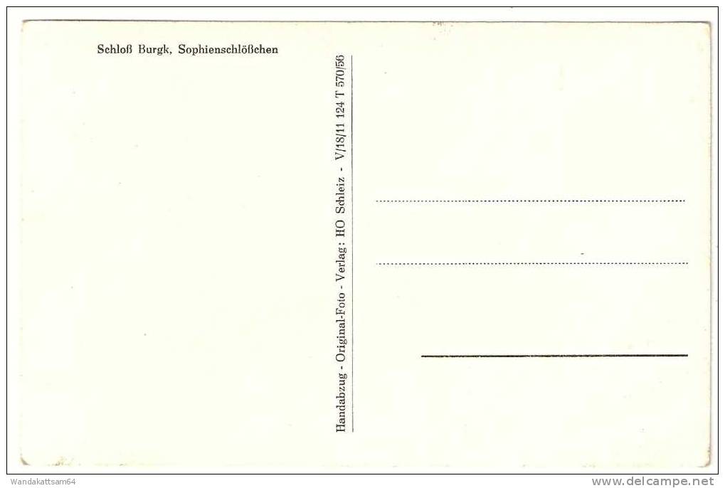 AK Schloß Burgk, Sophienschlößchen - Schleiz