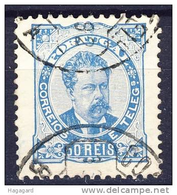 #Portugal 1882. Michel 57yA. Cancelled (o). - Oblitérés