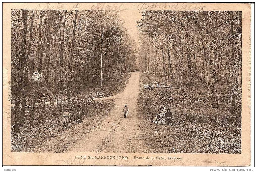 PONT SAINTE MAXENCE....ROUTE DE LA CROIX FRAPOTEL - Pont Sainte Maxence