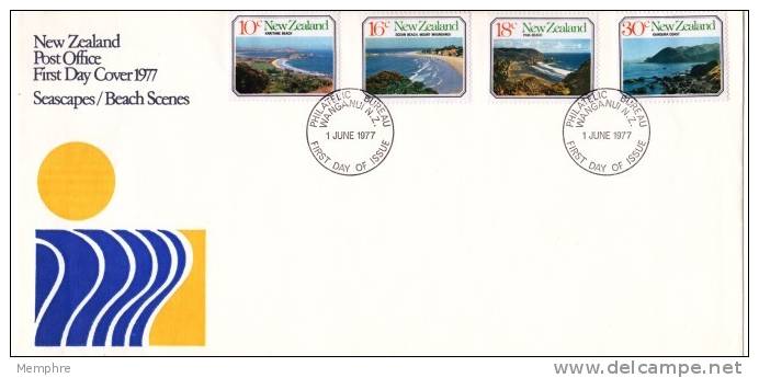 1977 FDC   Seascapes And Beaches - FDC