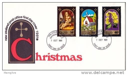 1981  FDC  Christmas  Noël - FDC