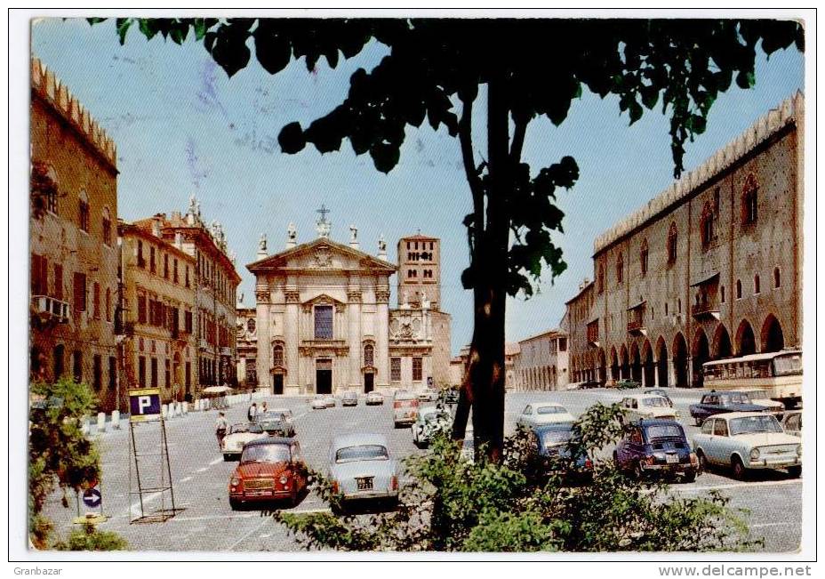 MANTOVA, PIAZZA SORDELLO, VG 1972, ANIMATA - Mantova