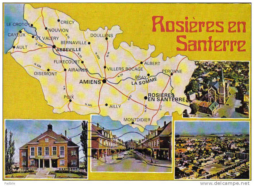 Carte Postale 80. Rosières-en-Santerre Trés Beau Plan - Rosieres En Santerre