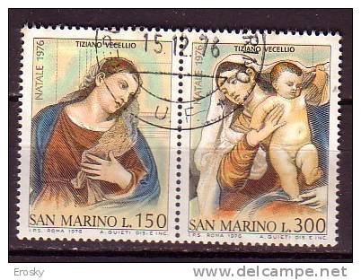 Y8813 - SAN MARINO Ss N°973/74 - SAINT-MARIN Yv N°928/29 - Used Stamps