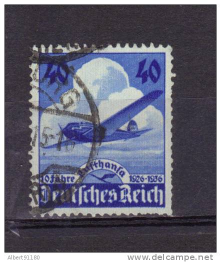 REICH P Aérienne 1936 N°54 - Luft- Und Zeppelinpost