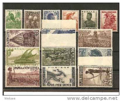 PNG Mi.Nr.01-23/ Ausgabe 1962 (15) Motive ** - Papua-Neuguinea