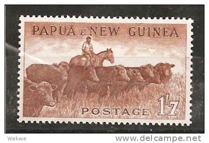 PNG Mi.Nr.17/ 1958 Ergänzung, Beef (Rinder) ** - Papua-Neuguinea