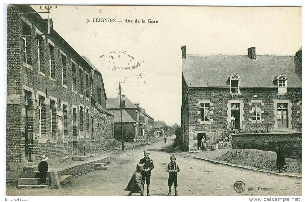 FEIGNIES - Rue De La Gare - Feignies