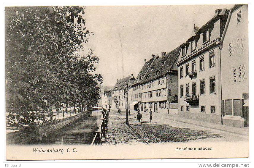 Carte Postale Ancienne Wissembourg (Weissenburg) - Anselmannstaden - Wissembourg