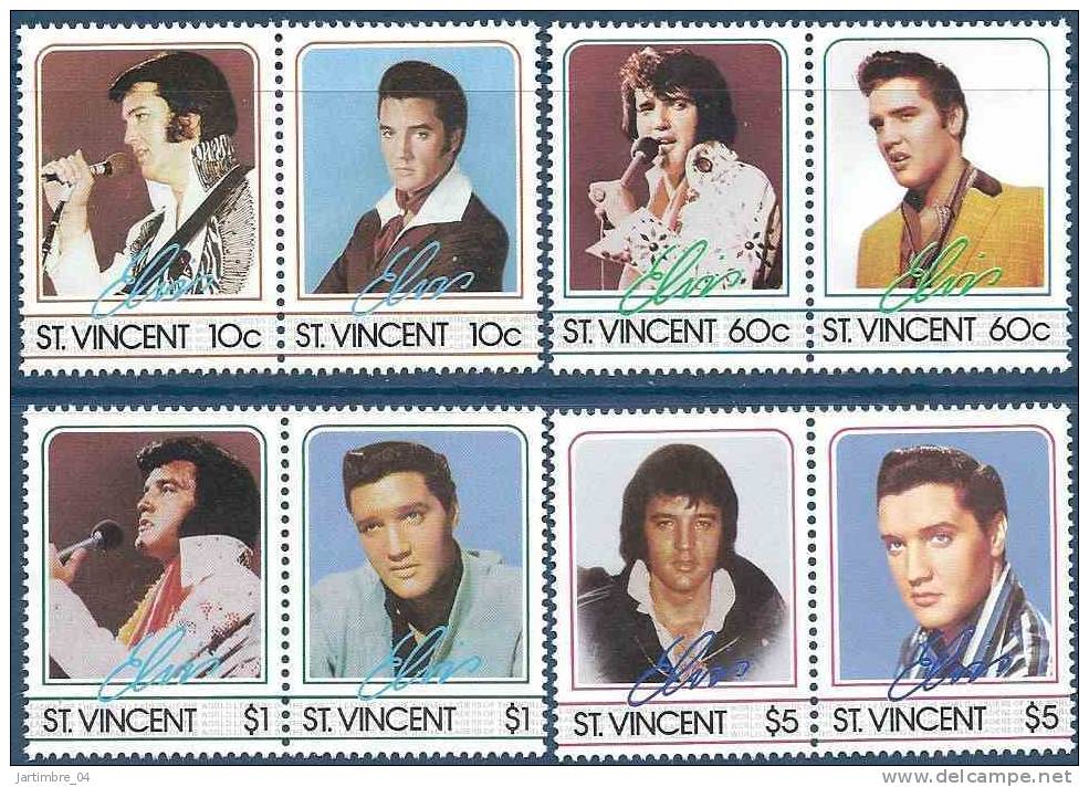 1985 ST- VINCENT 870-77** Elvis Presley - St.Vincent (1979-...)