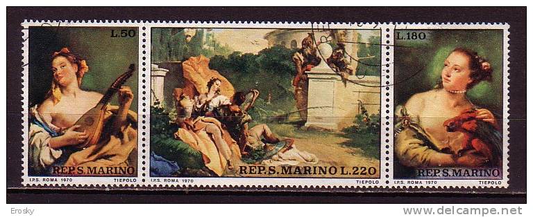 Y8711 - SAN MARINO Ss N°811/13 - SAINT-MARIN Yv N°766/68 - Used Stamps