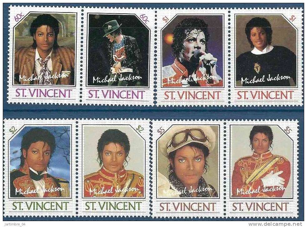 1985 ST- VINCENT 890-97** Mickaël Jackson - St.Vincent (1979-...)
