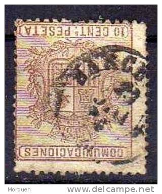 España Num 153, 10 Cts Escudo. Fechador Barcelona - Used Stamps