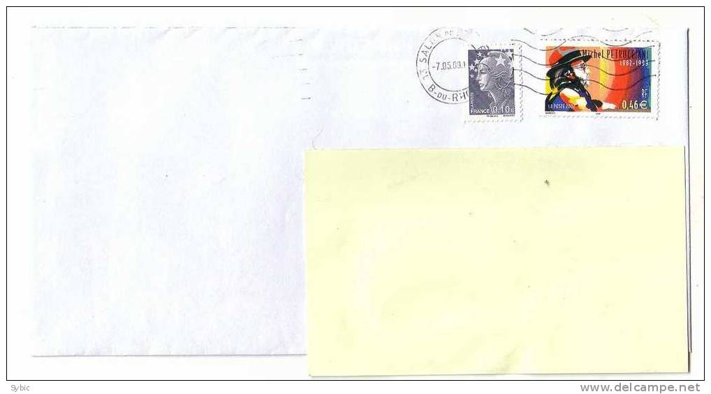 FRANCE - Michel Petrucciani  Sur Lettre - Yvert 3505 - Storia Postale