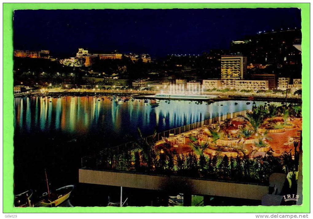 MONACO - MONTE-CARLO - LA NUIT - CIRCULÉE - - Monte-Carlo