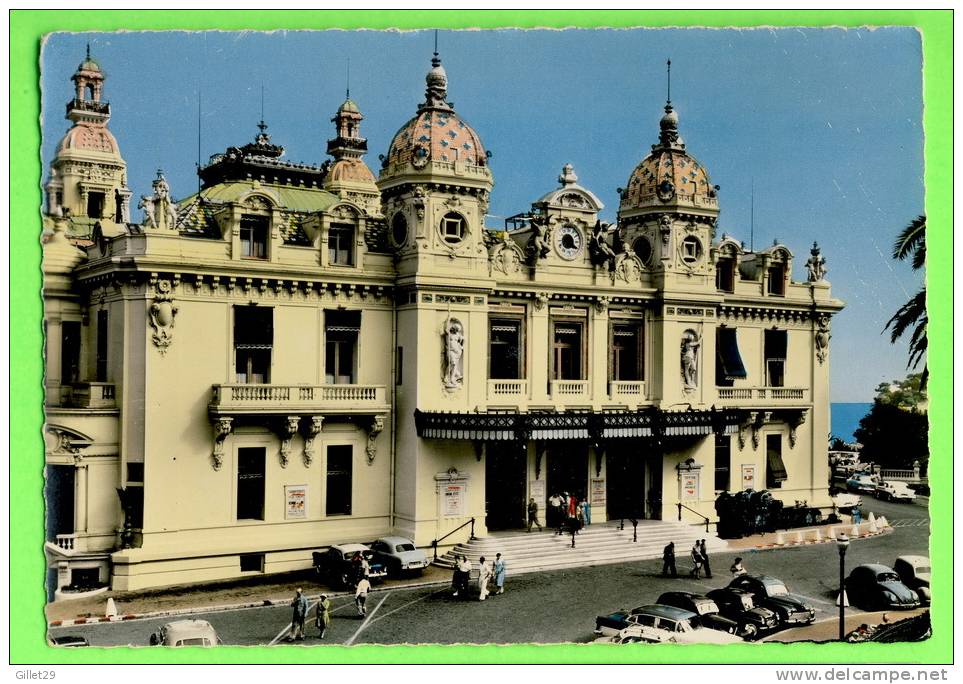 MONACO - MONTE-CARLO - LE CASINO - ANIMÉE DE VOITURES - ÉDITIONS D´ART MONTLUET - - Spielbank