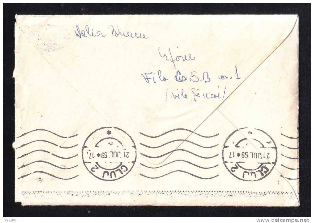 W. Blake 1959 Stamp On  Cover   Sent To Cluj. - Covers & Documents