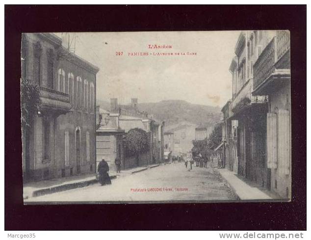 Pamiers L'avenue De La Gare édit.labouche N° 297 Animée Belle Carte - Pamiers