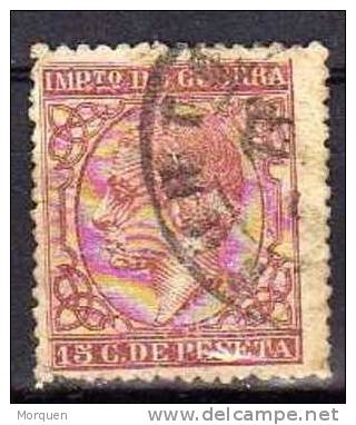 España Num 188, 10 Cts Impuesto Guerra. Fechador Tortosa (Tarragona) - War Tax