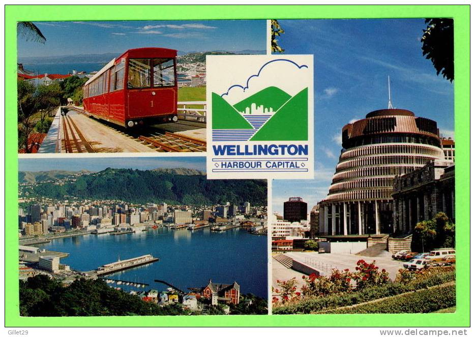 WELLINGTON, NOUVELLE ZÉLANDE - 3 MULTIVUES - TÉLÉPHÉRIQUE - - Nouvelle-Zélande