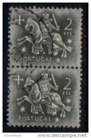 PORTUGAL   Scott #  769  F-VF USED Pair - Usati