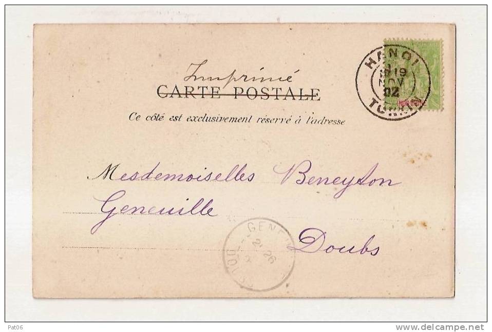 CPA   TONKIN - HANOI    1902 / FRANCE - Other & Unclassified