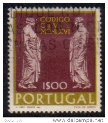 PORTUGAL   Scott #  1001  F-VF USED - Usado