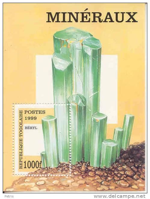 Togo Minerals BF 1 V. ** 1999 - Lot. A282 - Minerali