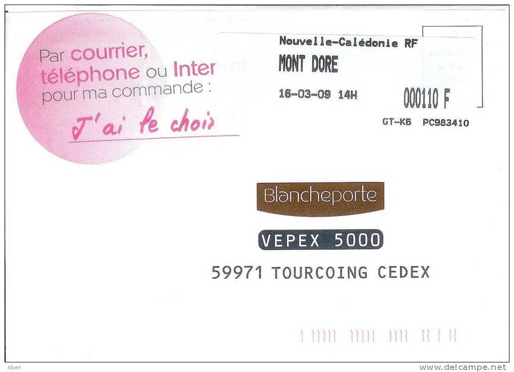 4715 - MONT DORE - GT - K6 - NOUVELLE CALEDONIE - Lettres & Documents