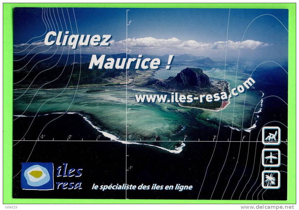 ILES RESA - CLIQUEZ MAURICE ! - PUBLICITÉ - - Mauritius