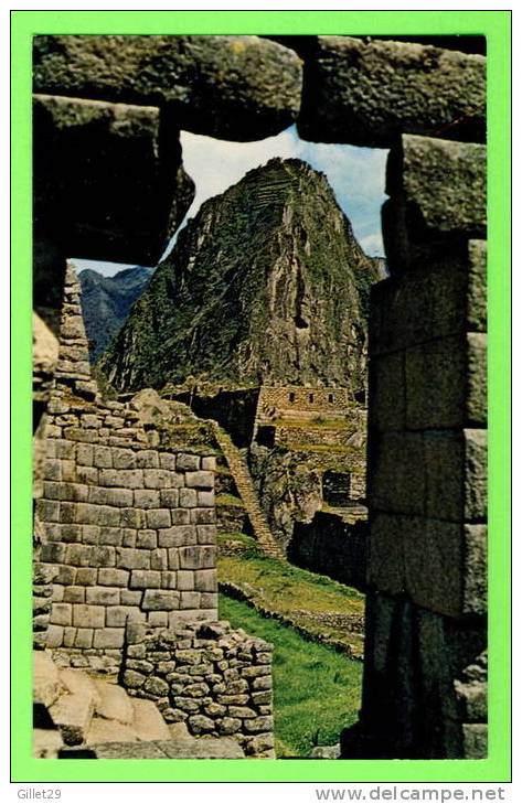 MACHUPICCHU, PÉROU - PERU - WINDOW OF THE SNAKES  - - Pérou