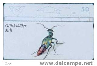 # AUSTRIA 150 Gluckskafer Juli - Insecte - 50 Landis&gyr 07.96 Tres Bon Etat - Oostenrijk