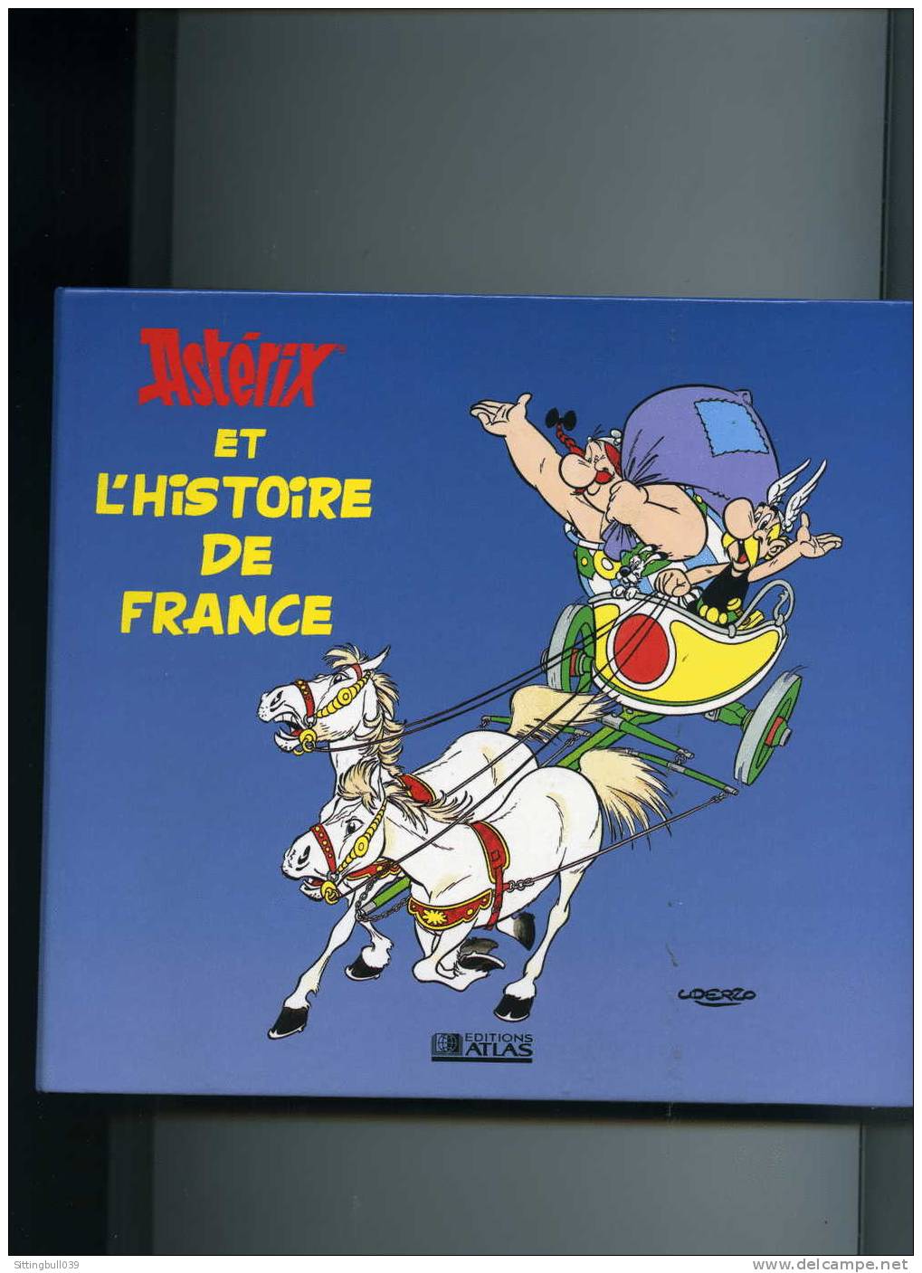 ASTERIX ET L´HISTOIRE DE FRANCE. CLASSEUR AVEC INTERCALAIRES ET FICHES. Ed. ATLAS. 1996 Ed. ALBERT RENE/GOSCINNY-UDERZO - Asterix