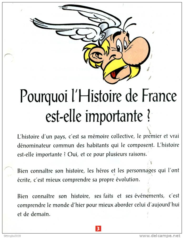 ASTERIX ET L´HISTOIRE DE FRANCE. CLASSEUR AVEC INTERCALAIRES ET FICHES. Ed. ATLAS. 1996 Ed. ALBERT RENE/GOSCINNY-UDERZO - Astérix