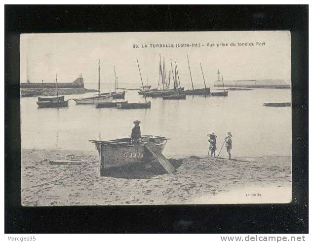 La Turballe Vue Prise Du Fond Du Port édit.chapeau N° 36 Animée   Belle Carte - La Turballe